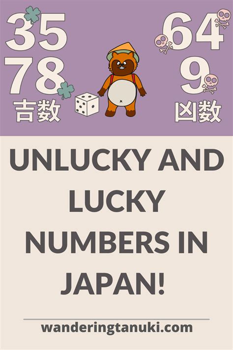 Lucky and unlucky numbers in Japan .